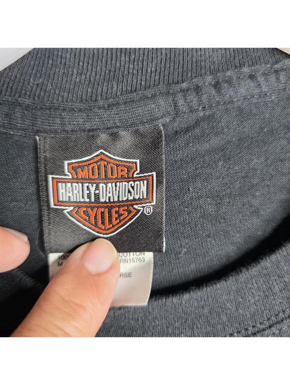 Harley Davidson Las Vegas Nevada Hanes Beefy Tee Sz XL " Still Hot " - Picture 5 of 10
